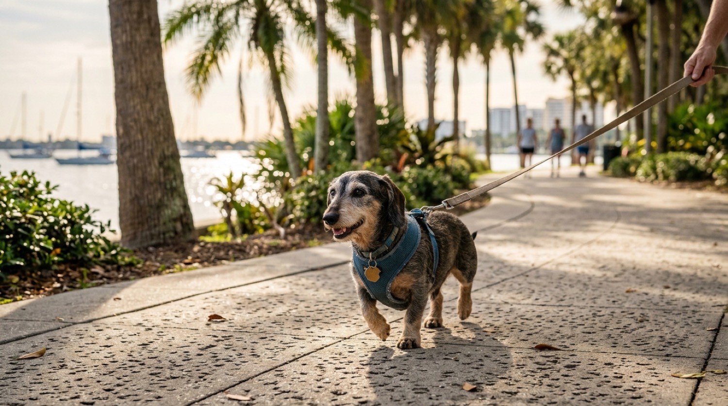 Dachshund dog, best vitamins for senior dogs in Tampa, Florida