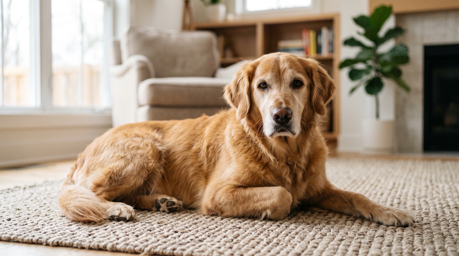 Healthy dog, dog dementia