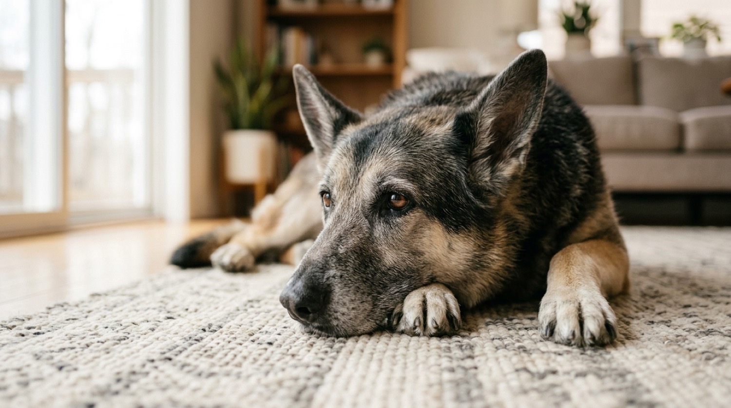 German Shepherd dog, dog dementia